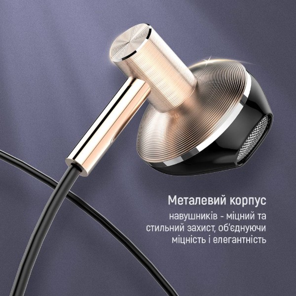 Фото - Наушники вкладыши проводные Colorway 3.5 mm Wired Earphone Blast 2 Black (CW-WD02BK)