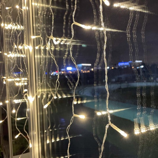 Фото - Гирлянда бахрома Colorway 3мx0.6м 100Led (IP20) цветная USB (CW-GF-100L36UMC)