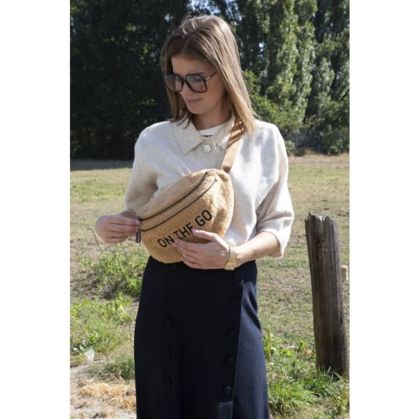 Фото - Поясна сумка Childhome Teddy Beige (CWBANAT)