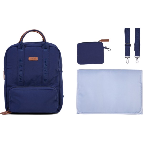 Фото - Рюкзак для родителей Childhome Family club Signature navy (CWBPSUNA)