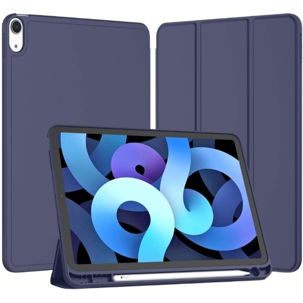 Фото - Чохол для планшета BeCover Tri Fold Soft TPU BeCover з кріпленням Apple Pencil for Apple iPad Air 11" M4 2026 Deep Blue (715230)