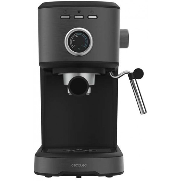 Фото - Уцінка - Кавоварка ріжкова Cecotec Power Espresso 20 Pecan Steel (CCTC-00275)