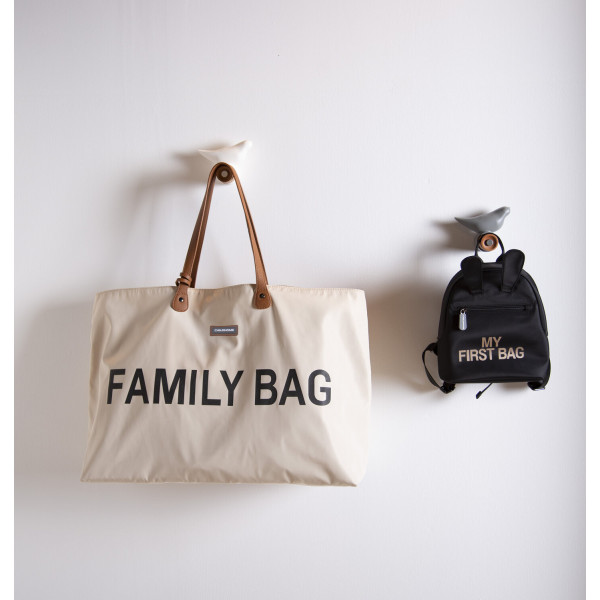 Фото - Рюкзак дитячий Childhome My First Bag Black/Gold (CWKIDBBL)