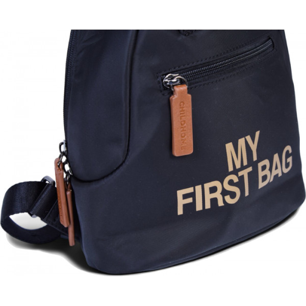 Фото - Рюкзак дитячий Childhome My First Bag Black/Gold (CWKIDBBL)
