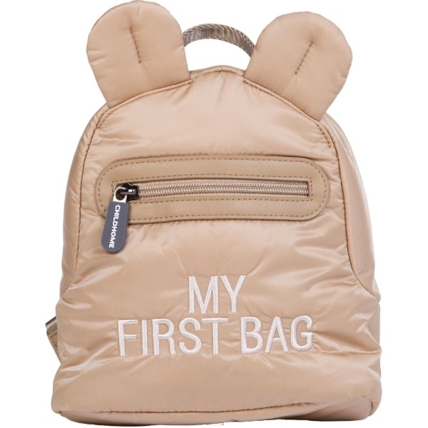Фото - Рюкзак дитячий Childhome My first bag Puffered Beige (CWKIDBPBE)