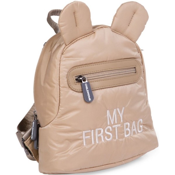 Фото - Рюкзак дитячий Childhome My first bag Puffered Beige (CWKIDBPBE)