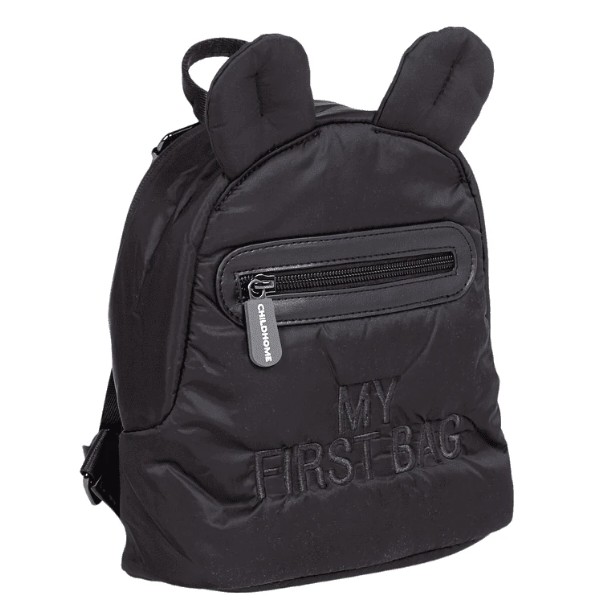 Фото - Рюкзак дитячий Childhome My first bag Puffered Black (CWKIDBPBL)