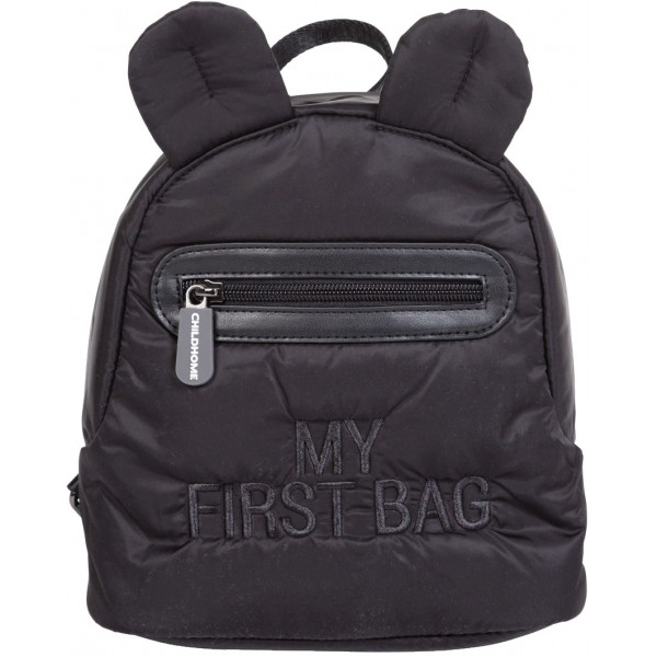 Фото - Рюкзак дитячий Childhome My first bag Puffered Black (CWKIDBPBL)
