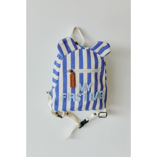 Фото - Рюкзак детский Childhome My first bag stripes Electric Blue (CWKIDBSTBL)