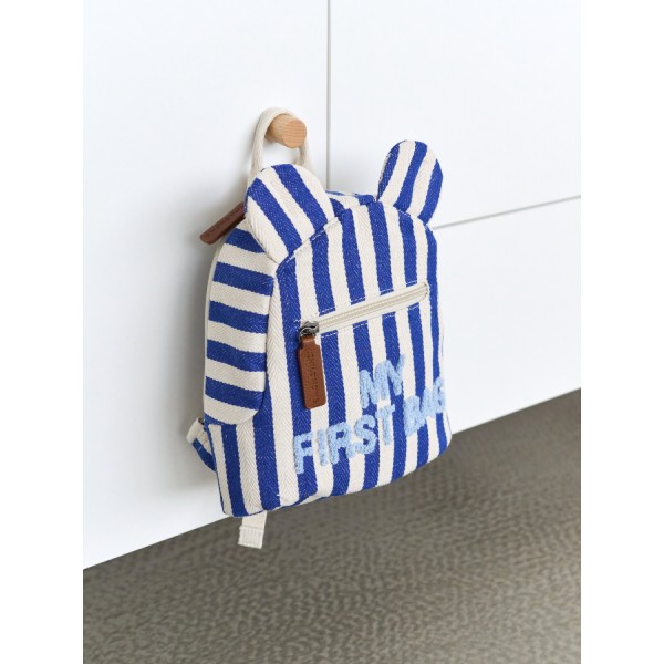 Фото - Рюкзак детский Childhome My first bag stripes Electric Blue (CWKIDBSTBL)
