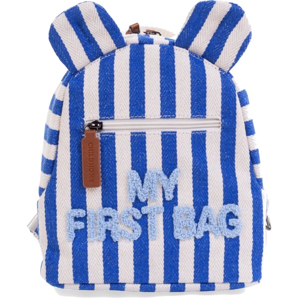 Фото - Рюкзак детский Childhome My first bag stripes Electric Blue (CWKIDBSTBL)