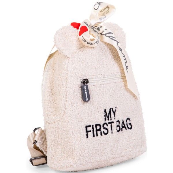 Фото - Рюкзак дитячий Childhome My first bag - Teddy White (CWKIDBTW)