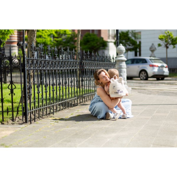 Фото - Рюкзак дитячий Childhome My first bag - Teddy White (CWKIDBTW)