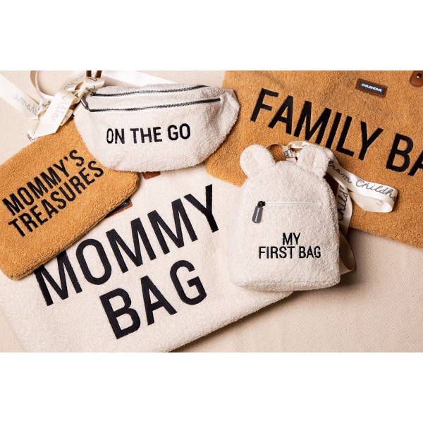 Фото - Рюкзак дитячий Childhome My first bag - Teddy White (CWKIDBTW)