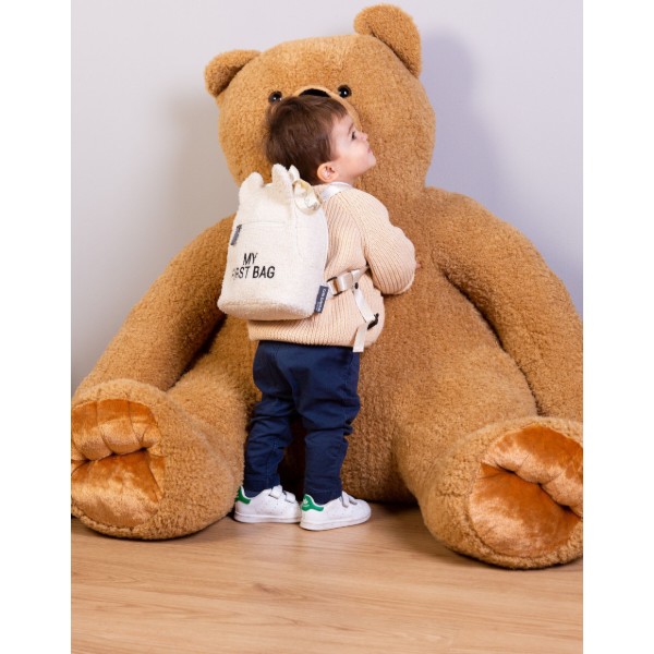 Фото - Рюкзак дитячий Childhome My first bag - Teddy White (CWKIDBTW)
