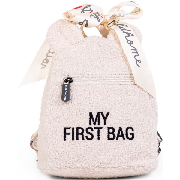 Фото - Рюкзак дитячий Childhome My first bag - Teddy White (CWKIDBTW)