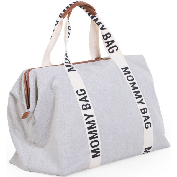 Фото - Сумка для родителей Childhome Mommy bag Signature - Canvas off White (CWMBBSCOW)