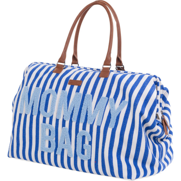 Фото - Сумка для батьків Childhome Mommy bag stripes Electric Blue (CWMBBSTBL)