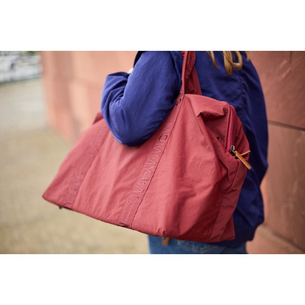 Фото - Сумка для родителей Childhome Mommy bag Signature burgundy (CWMBBSUBU)