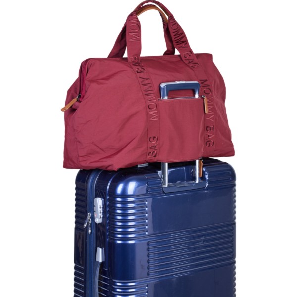 Фото - Сумка для родителей Childhome Mommy bag Signature burgundy (CWMBBSUBU)