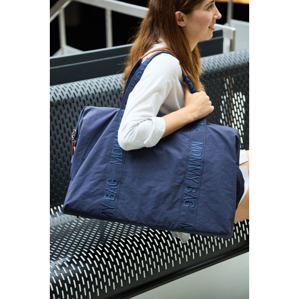 Фото - Сумка для батьків Childhome Mommy bag Signature navy (CWMBBSUNA)