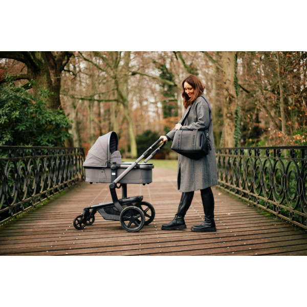 Фото - Сумка для родителей Childhome Mommy club Signature vegan leather Black (CWMCSLBL)