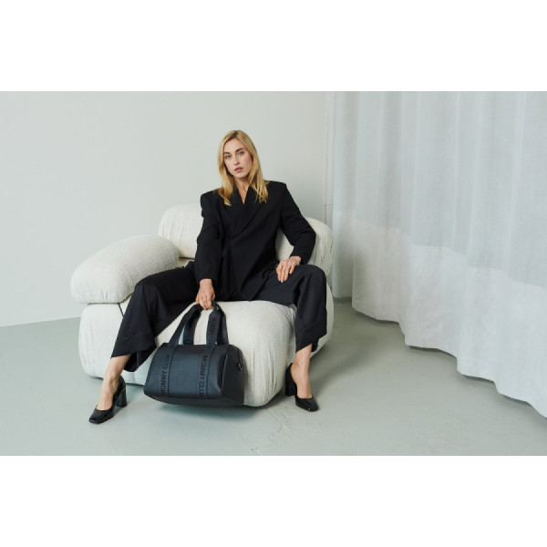 Фото - Сумка для родителей Childhome Mommy club Signature vegan leather Black (CWMCSLBL)