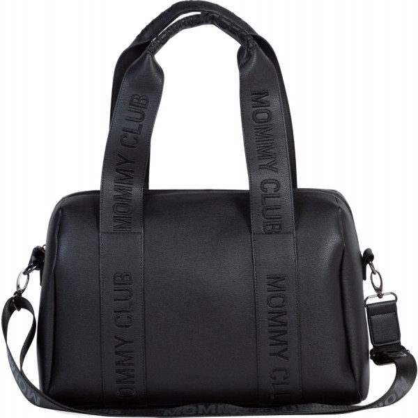 Фото - Сумка для родителей Childhome Mommy club Signature vegan leather Black (CWMCSLBL)