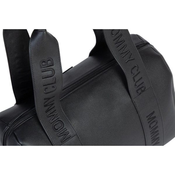 Фото - Сумка для родителей Childhome Mommy club Signature vegan leather Black (CWMCSLBL)