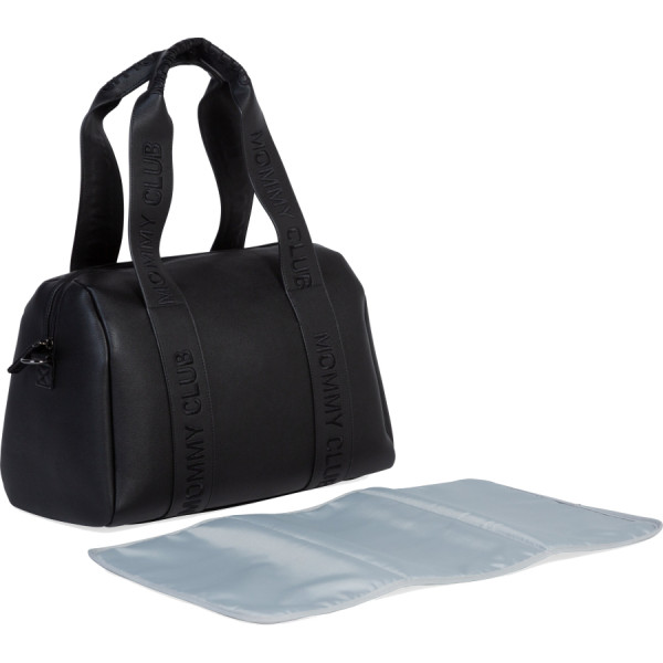 Фото - Сумка для родителей Childhome Mommy club Signature vegan leather Black (CWMCSLBL)