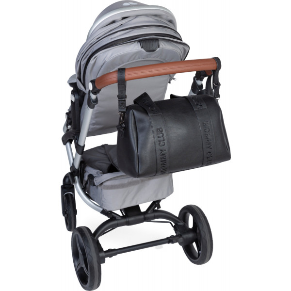 Фото - Сумка для родителей Childhome Mommy club Signature vegan leather Black (CWMCSLBL)