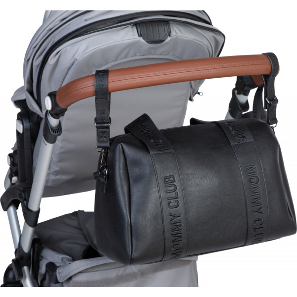 Фото - Сумка для родителей Childhome Mommy club Signature vegan leather Black (CWMCSLBL)