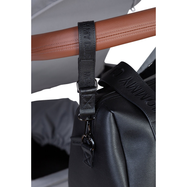 Фото - Сумка для родителей Childhome Mommy club Signature vegan leather Black (CWMCSLBL)