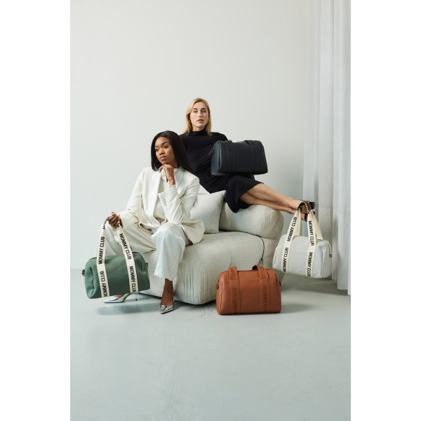 Фото - Сумка для родителей Childhome Mommy Club Signature Vegan Leather Brown (CWMCSLBR)