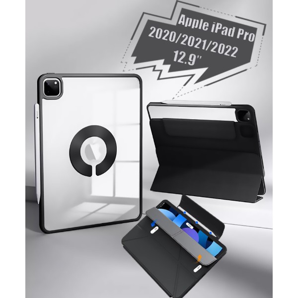 Фото - Чехол для планшета BeCover Ultra Slim Origami Flex с креплением Apple iPad Pro 12.9 2020/2021/2022 Black (712979)