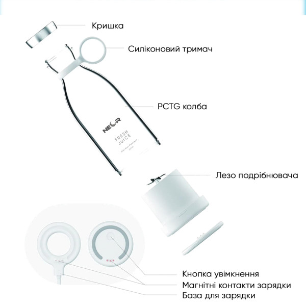 Фото - Блендер портативный Neor JUICY 3ML50 WT