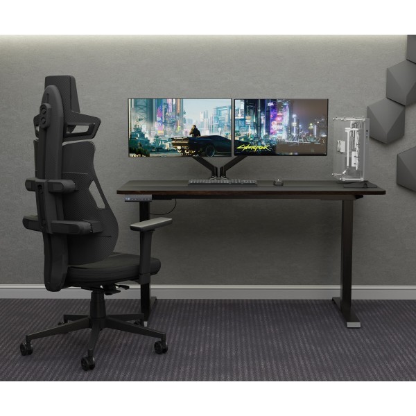 Фото - Крісло для геймерів Cyberlux V8 Fabric Black (GM-V8 FB)