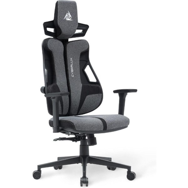 Фото - Крісло для геймерів Cyberlux V8 Fabric Grey (GM-V8 FG)