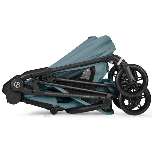 Фото - Коляска прогулочная Cybex Melio Carbon Stormy Blue (526000773)