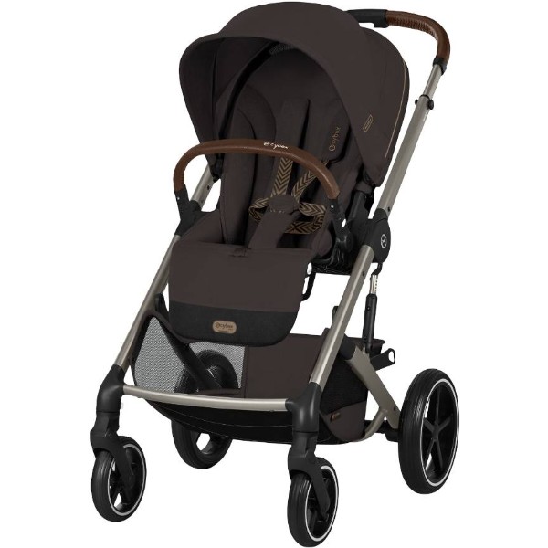 Фото - Коляска прогулянкова Cybex Balios S Lux TPE Chocolate Brown (з бампером) (526001205) Фото - Коляска прогулянкова Cybex Balios S Lux TPE Chocolate Brown (з бампером) (526001205)