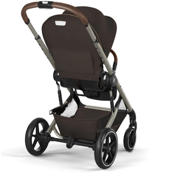 Фото - Коляска прогулянкова Cybex Balios S Lux TPE Chocolate Brown (з бампером) (526001205)