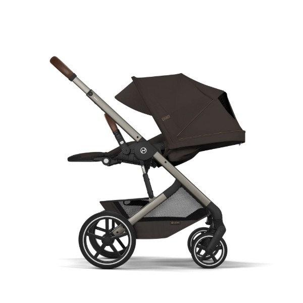 Фото - Коляска прогулянкова Cybex Balios S Lux TPE Chocolate Brown (з бампером) (526001205)