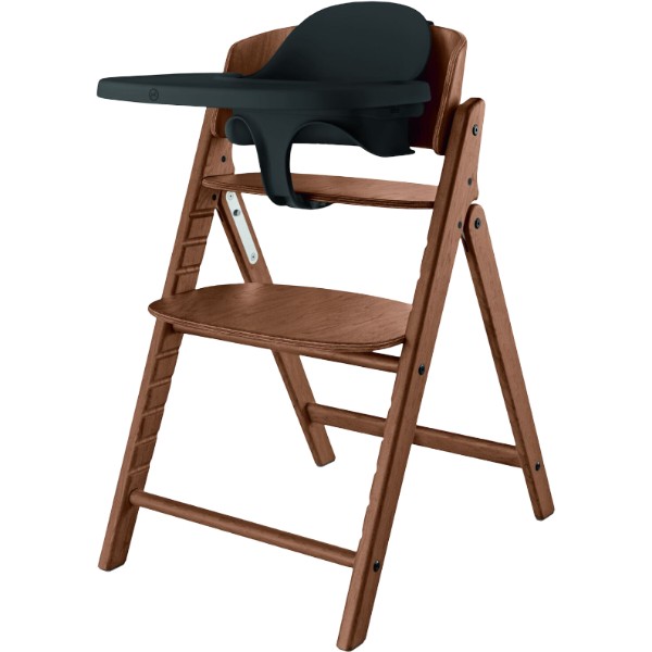 Фото - Стільчик для годування трансформер Cybex Click&Fold 3в1 All Natural Dark (525000963)