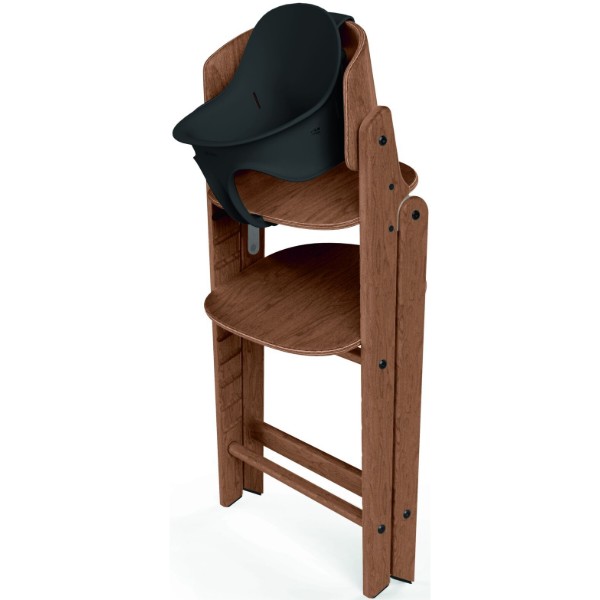 Фото - Стільчик для годування трансформер Cybex Click&Fold 3в1 All Natural Dark (525000963)
