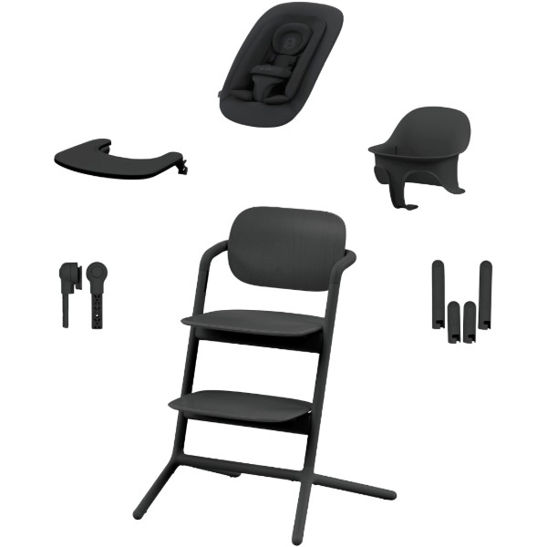 Фото - Стільчик для годування трансформер Cybex Lemo 4в1 Stunning Black (MED00000000336) Фото - Стільчик для годування трансформер Cybex Lemo 4в1 Stunning Black (MED00000000336)