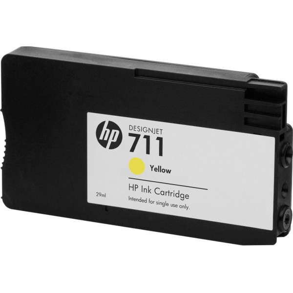 Фото - Картриджі для струменевих принтерів HP No.711 DesignJet 120/520 Yellow (CZ132A) Фото - Картриджі для струменевих принтерів HP No.711 DesignJet 120/520 Yellow (CZ132A)