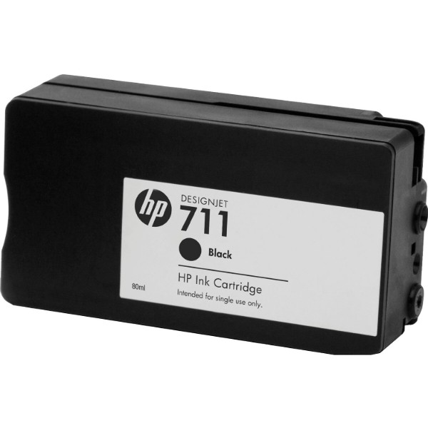 Фото - Картриджі для струменевих принтерів HP No.711 DesignJet 120/520 Black 80ml (CZ133A)