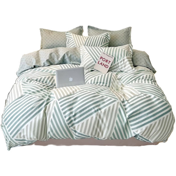 Фото - Комплект постільної білизни Home Line ПОРТЛЕНД 200х220 см сатин (182986)