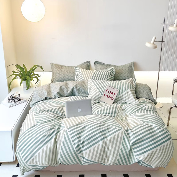 Фото - Комплект постільної білизни Home Line ПОРТЛЕНД 200х220 см сатин (182986)