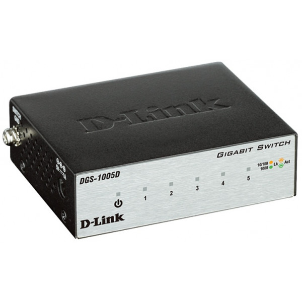 Фото - Комутатор локальної мережі (Switch) D-Link DGS-1005D